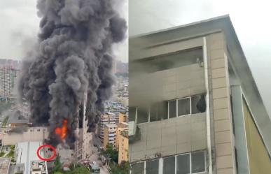 Infierno en China: Incendio en centro comercial deja 6 muertos