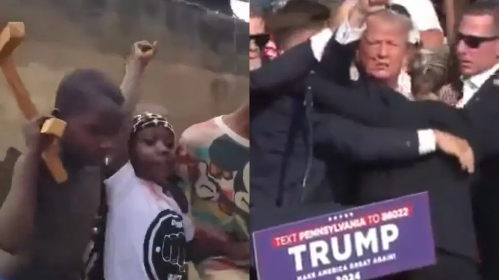 Atentado contra Donald Trump: Niños ugandeses recrean el momento en TikTok