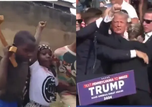 Atentado contra Donald Trump: Niños ugandeses recrean el momento en TikTok