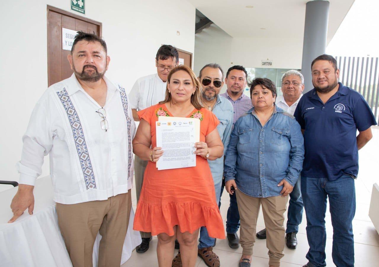 Organizaciones de periodistas y comunicadores de Yucatán en búsqueda de sus derechos. Foto: Irving Gil