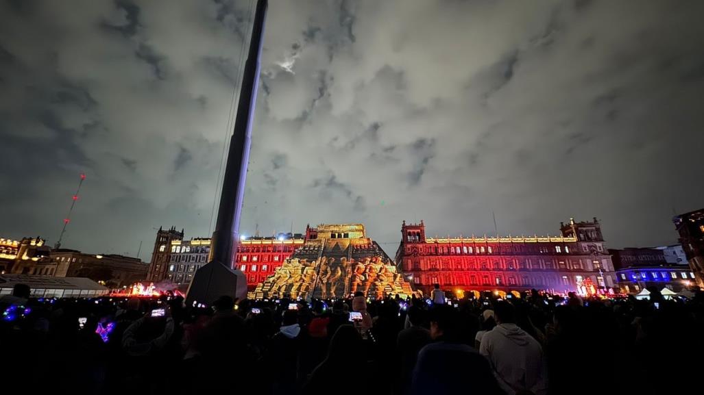 ¡Aprovecha! Y disfruta de espectáculo audiovisual en el Zócalo