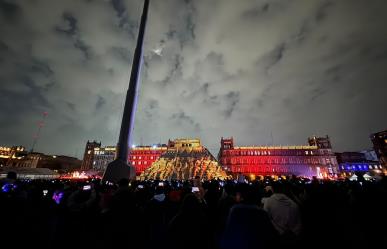 ¡Aprovecha! Y disfruta de espectáculo audiovisual en el Zócalo