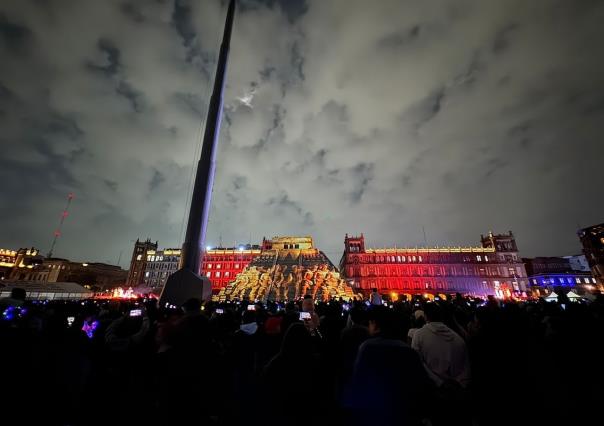 ¡Aprovecha! Y disfruta de espectáculo audiovisual en el Zócalo