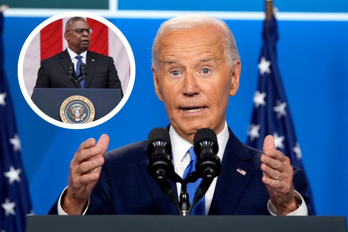 El presidente Biden ha generado polémica al referirse a su secretario de Defensa como el negro. Foto: AP/CANVA.