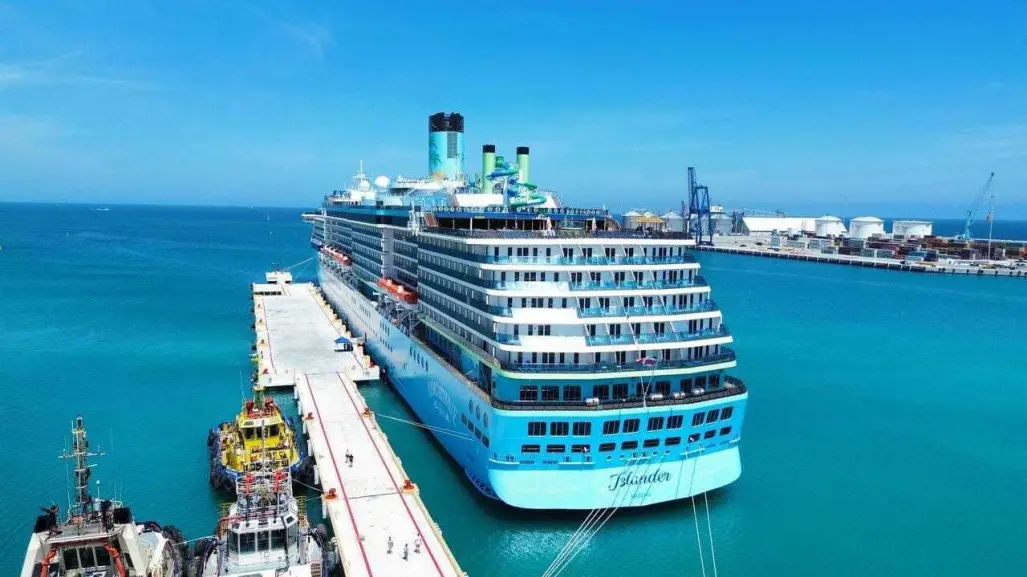 Llega por primera vez a Yucatán el crucero Islander, Margaritaville at Sea