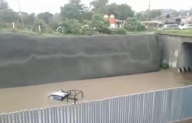 Enfurece Tláloc...queda bajo el agua Cuautitlán Izcalli (VIDEO)