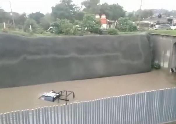 Enfurece Tláloc...queda bajo el agua Cuautitlán Izcalli (VIDEO)