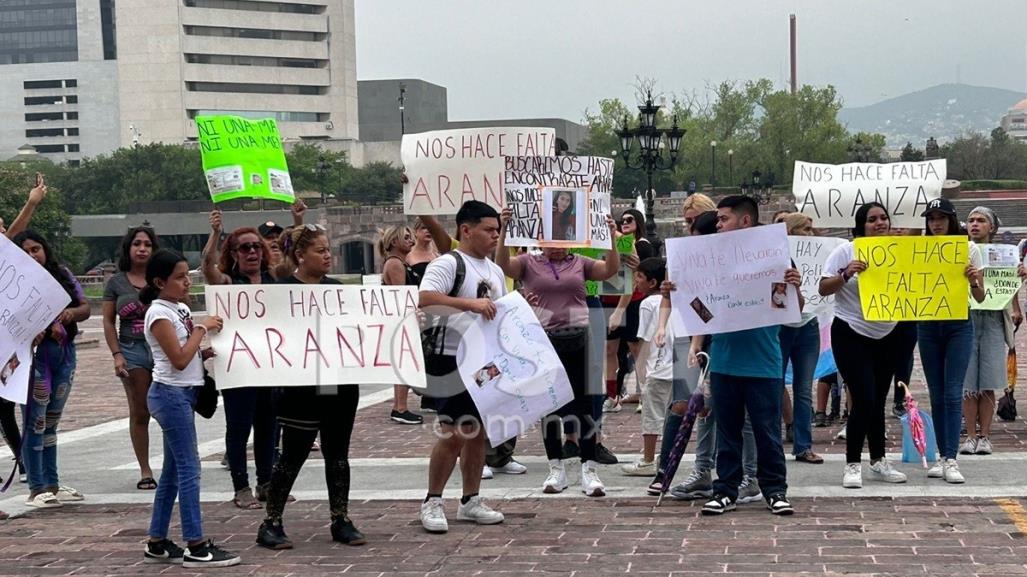 Caso Aranza: Protestan familiares y amigos por su desaparición