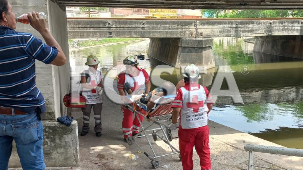 Ataque de cocodrilo deja a indigente hospitalizado en Tampico