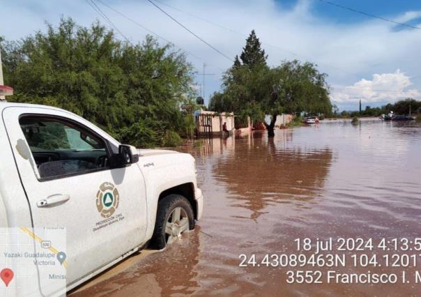 Gobierno de Guadalupe Victoria culpa a CONAGUA de inundaciones en su municipio