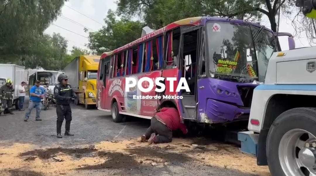 Seis pasajeros fueron trasladados a unidades médicas. Imagen: POSTA