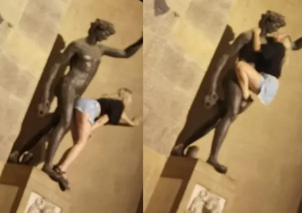Italia: Turista simula relaciones sexuales con estatua el dios romano Baco