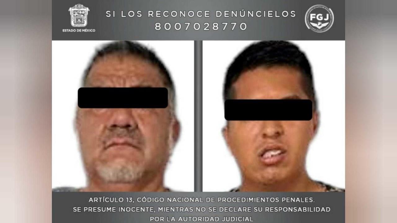 Arnulfo y Pedro David esperan la audiencia para saber si son vinculados a proceso por delitos contra la salud. Foto: FGJEM