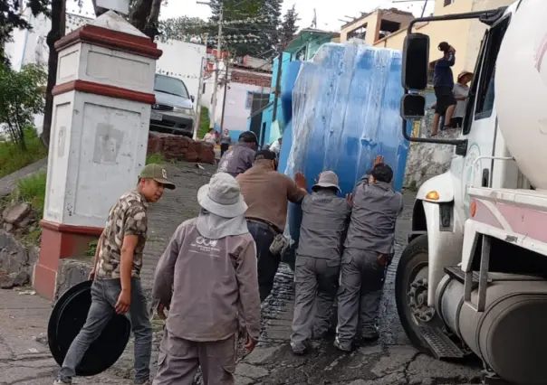 Toluca: Garantizan autoridades pipas ante desabasto de agua