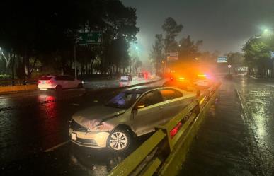 Derrapa automovilista en curva pronunciada de Circuito Interior