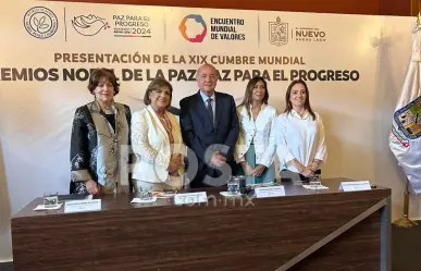 Será Nuevo León sede de la Cumbre Mundial de Premios Nobel de la Paz