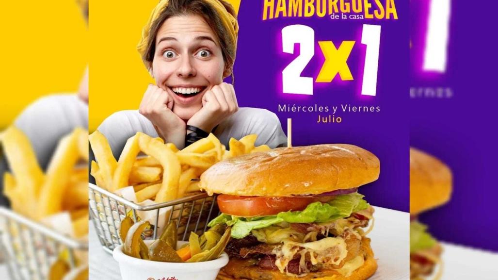 Hamburguesas 2x1 en Antojitos Garza en Julio ¡descubre la promo!