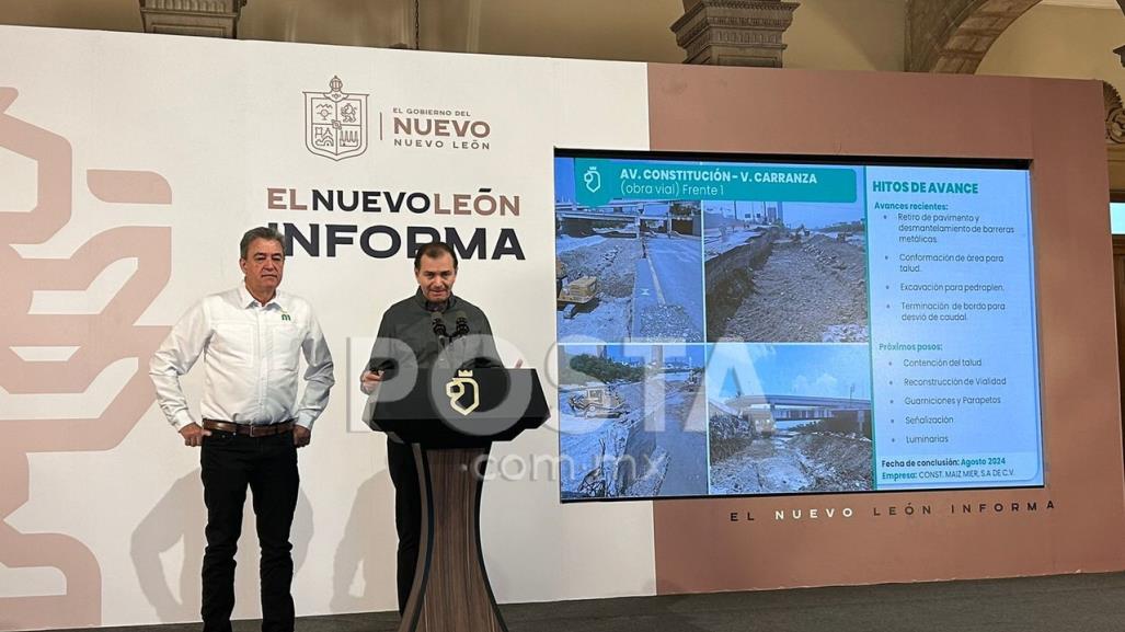 Reconstrucción de Morones Prieto lleva un 20% de avance