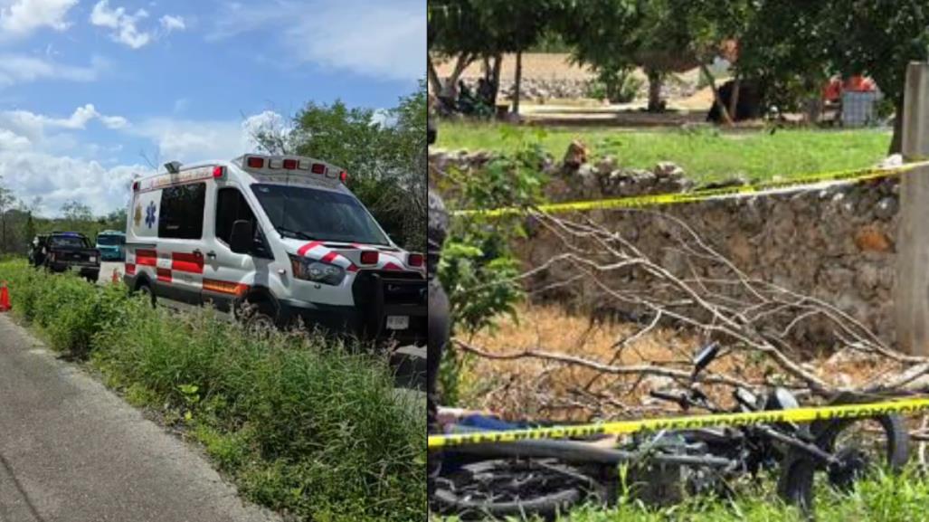 Mujer muere al derrapar la motocicleta en la que viajaba con su esposo