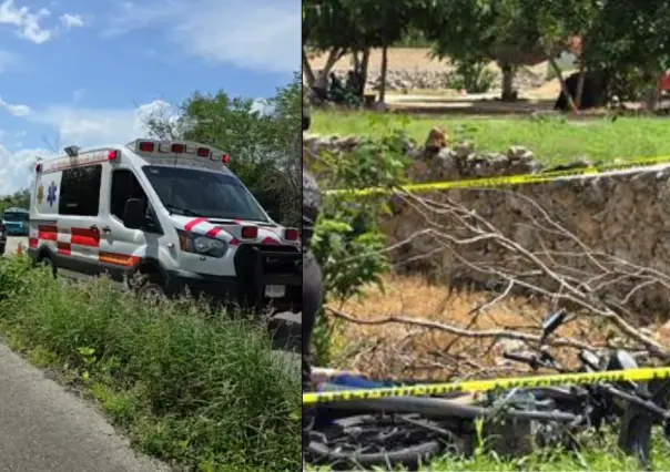 Mujer muere al derrapar la motocicleta en la que viajaba con su esposo