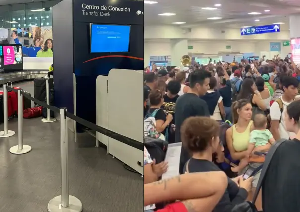 Aeropuertos y aerolíneas mexicanas afectados por caída en sistemas Microsoft