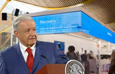 AMLO minimiza impacto del fallo de Microsoft en vuelos nacionales