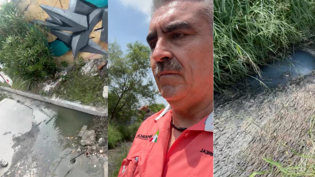 Alcalde de Apodaca pide ayuda a Agua y Drenaje por afectaciones en drenaje