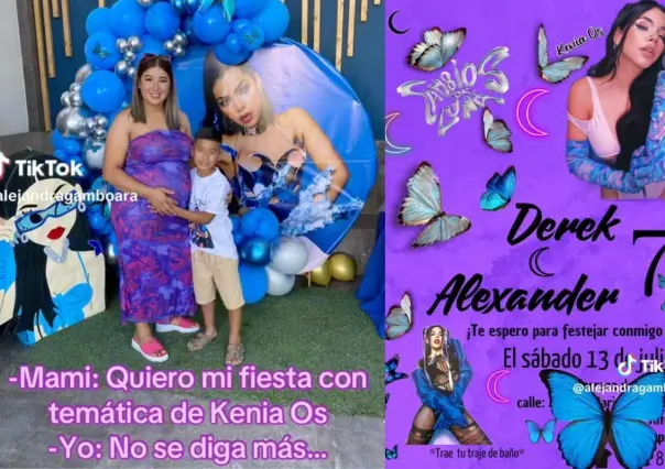 ¡Todo un Kenini!, festejan a pequeño con temática de Kenia Os