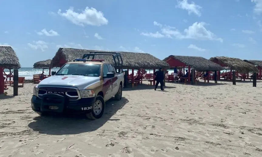 La Guardia Estatal llevará a cabo labores de inspección y vigilancia en Playa Miramar durante el día y en la noche para inhibir el delito en el atractivo turístico. Foto: Axel Hassel