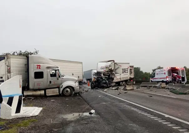 Choque múltiple en Jaltenco: CEM cerrado por accidente