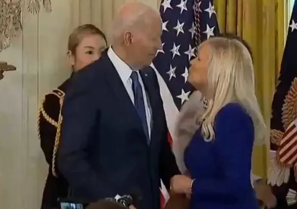 ¿Joe Biden a punto de serle infiel a su esposa? (VIDEO)