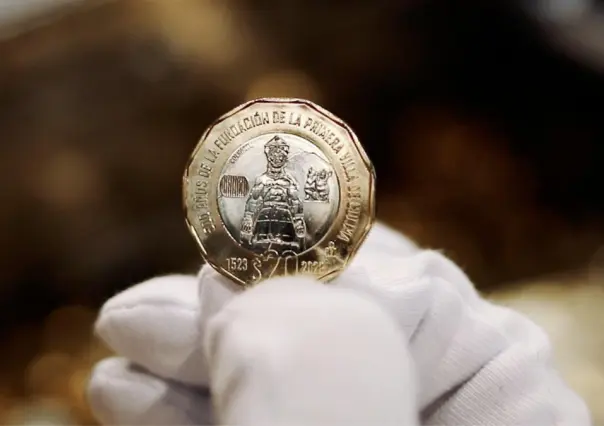 Esta es la nueva moneda de 20 pesos que ya está en circulación en todo México