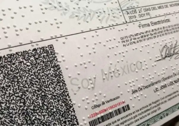 San Mateo Atenco incluye con actas de nacimiento en Braille