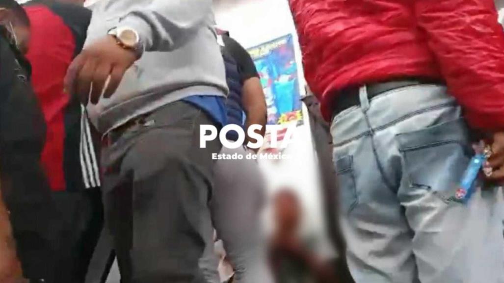 Se salvan dos presuntos ladrones de una golpiza en Tultepec (VIDEO)