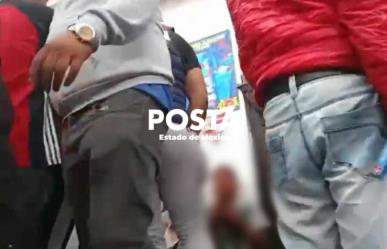 Se salvan dos presuntos ladrones de una golpiza en Tultepec (VIDEO)