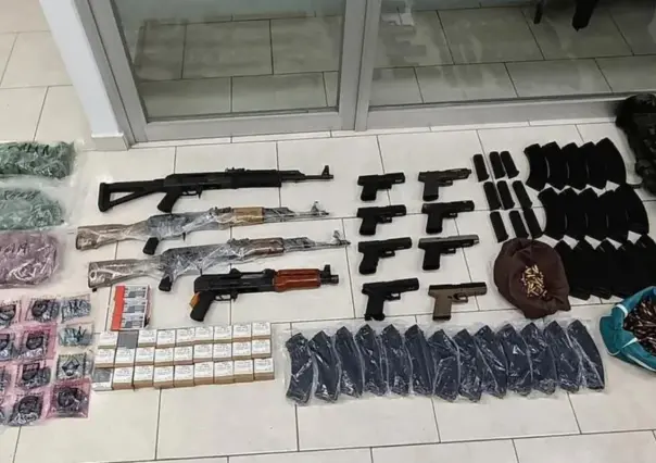 Aseguran más de 10 armas y 30 paquetes de droga tras operativo en San Nicolás