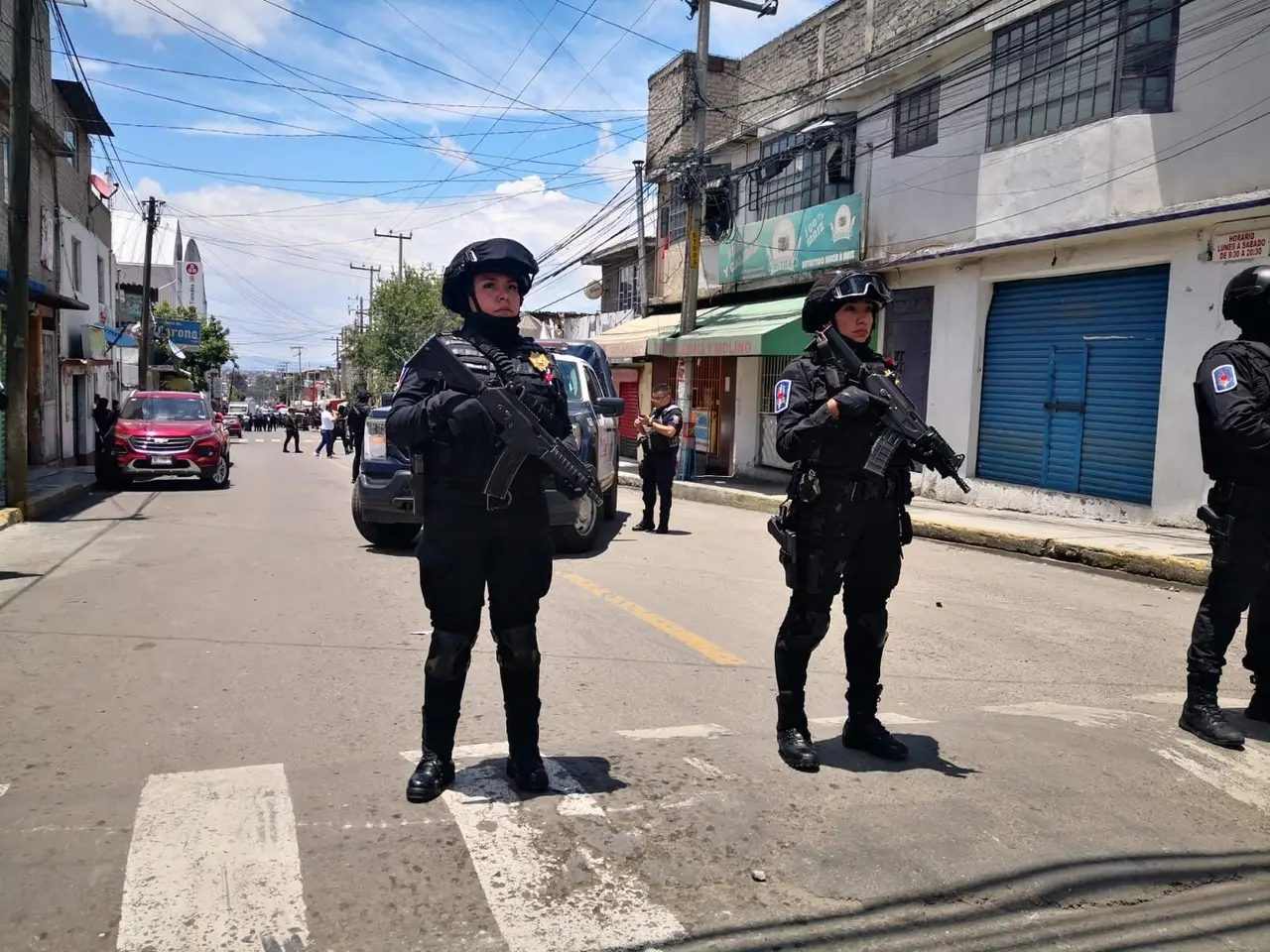 Distintos elementos de seguridad aseguraron el lugar. Foto: Ramón Ramírez