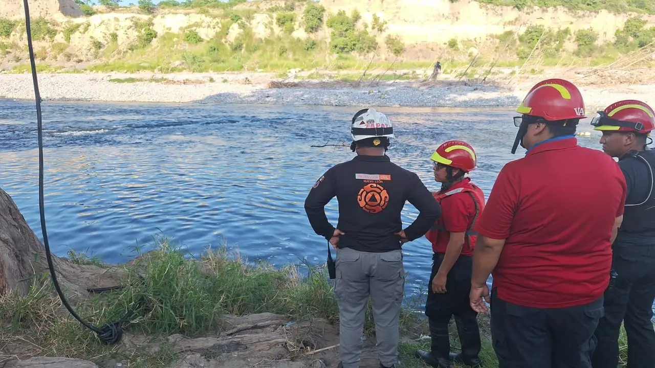 Buscan hombre desaparecido en el río Santa Catarina. Foto:PCNL