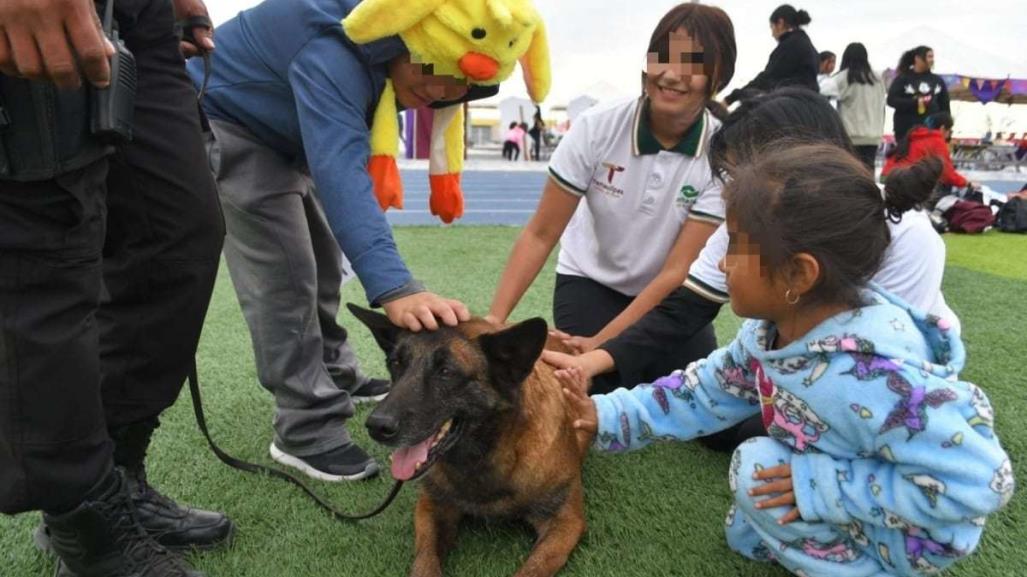 Reconoce Secretaría de Seguridad labor de elementos caninos