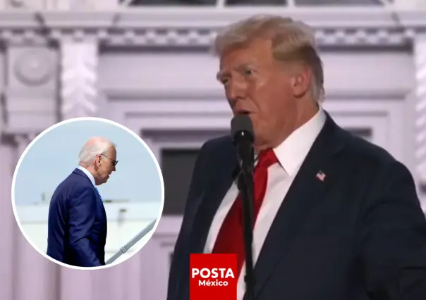 Tras retiro de Biden, Trump arremete: No era apto para servir