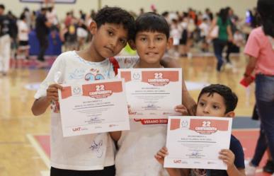 Cierra la UAT con éxito su campamento infantil de verano