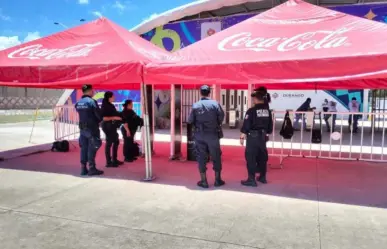 Continua el operativo de seguridad en la Feria de Durango