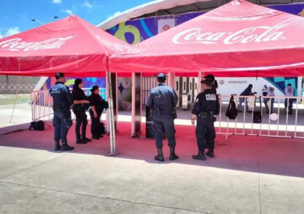 Continua el operativo de seguridad en la Feria de Durango