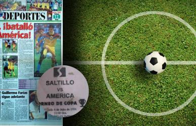 El día en que las Águilas del América jugaron contra Saltillo