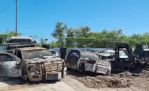Destruye Fiscalía General de la República 50 vehículos monstruos