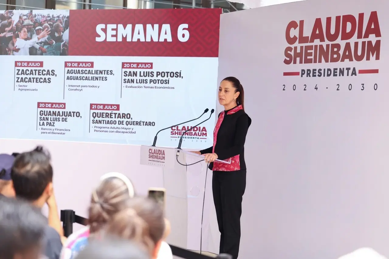 Sheinbaum anuncia que habrá mitin el 1 de octubre en el Zócalo