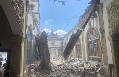 Se desploma iglesia en Cerralvo, ¿señal divina o vieja construcción?