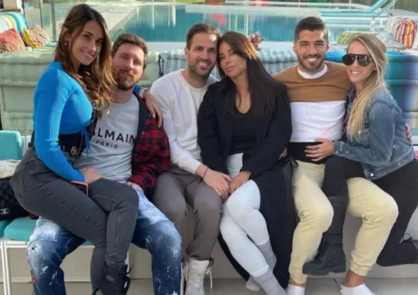 ¿Antonella engaña a Leo Messi con Luis Suárez? La imagen que desató la polémica