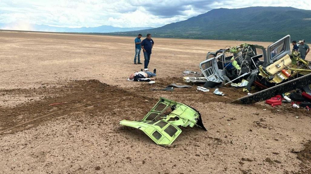 Jalisco: Cae helicóptero hay cuatro heridos, dos graves (VIDEO)