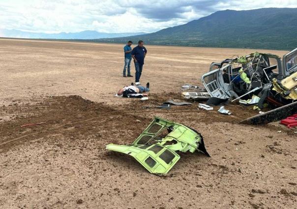 Jalisco: Cae helicóptero hay cuatro heridos, dos graves (VIDEO)